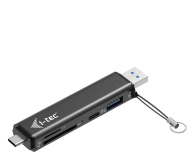 i-tec USB-C / USB-A Dongle Czytnik SD TF z 1x USB-A i 1x USB-C - 1538059 - zdjęcie 2